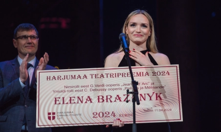 Selle aasta Harjumaa teatripreemia laureaat on Rahvusooperi Estonia sopran Elena Brazhnyk